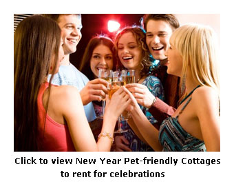 rent a pet friendly holiday cottage in Yorkshire for new year
