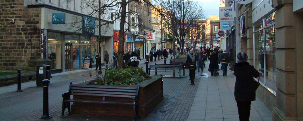 harrogate town centre for shopping on holiday