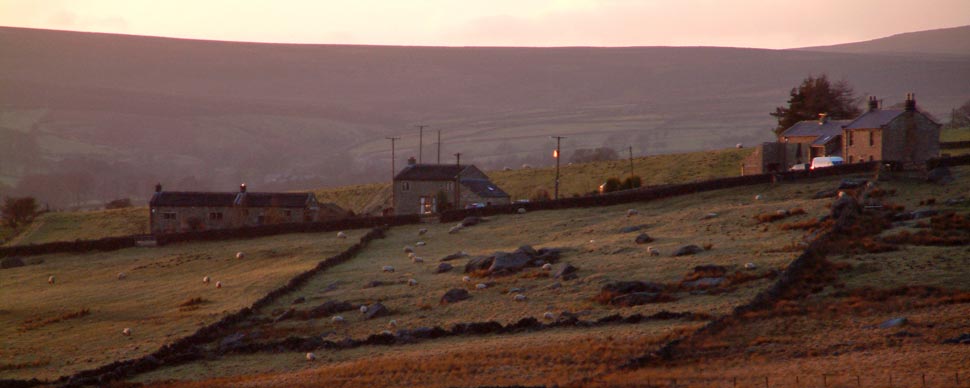 yorkshire at sunset