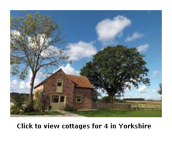 best dog friendly cottages for 4 in Yorkshire